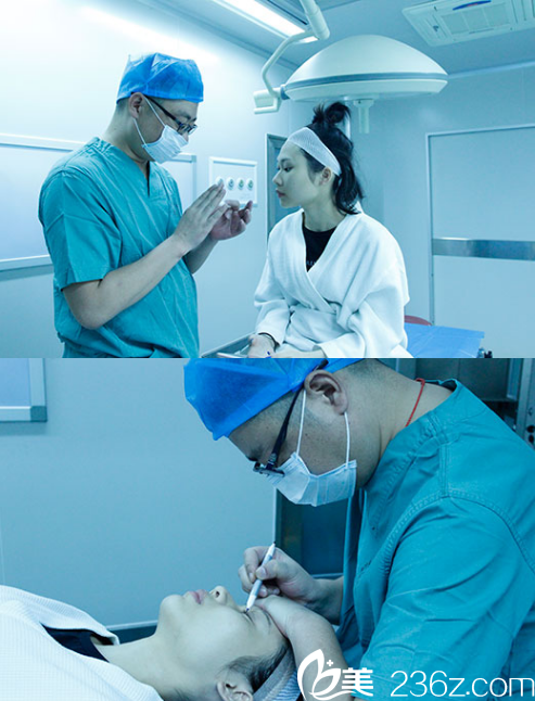 南宁东方刘刚双眼皮手术过程图 南宁东方刘刚双眼皮手术过程图