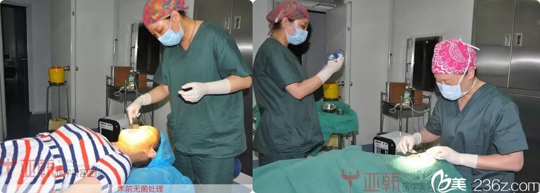 埋线双眼皮消毒和手术过程 埋线双眼皮消毒和手术过程
