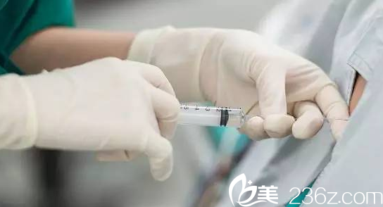 韩国在敦整形外科注射麻醉示意图