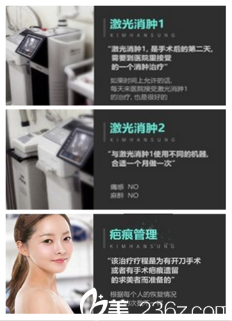 KHS金翰星整形医院术后管理体系 KHS金翰星整形医院术后管理体系