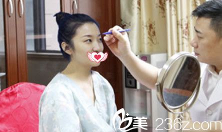 徐和林割双眼皮案例:术前设计 徐和林割双眼皮案例:术前设计