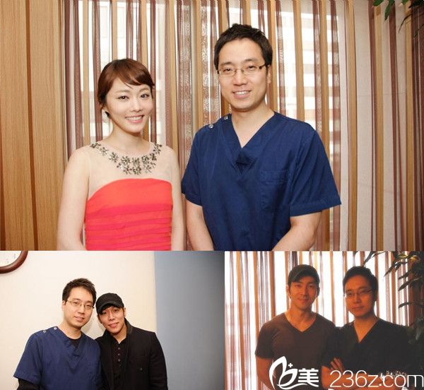 黄志勋院长与韩国明星合影 黄志勋院长与韩国明星合影