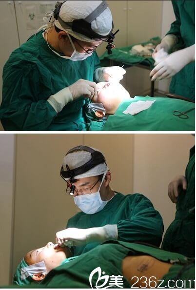 李珉仕院长给我手术中 李珉仕院长给我手术中