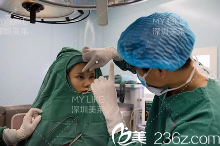 深圳美莱陈磊医生双眼皮手术过程图