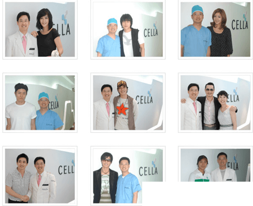 金隆秀院长与明星合影