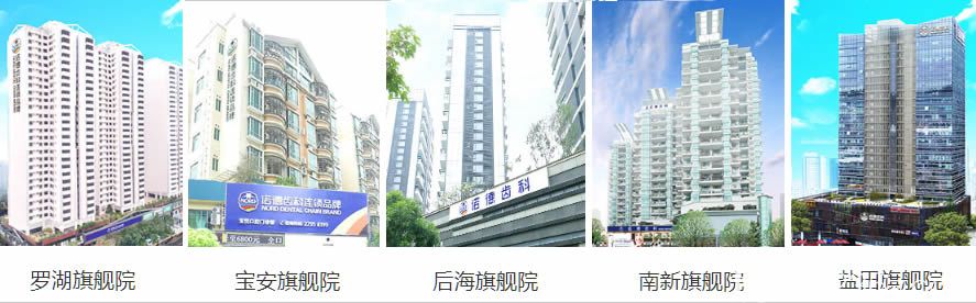 深圳诺德齿科各个分院外景