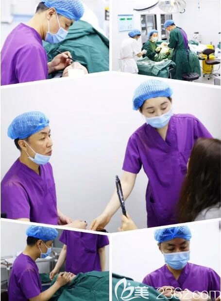 工作中的金成镐博士 工作中的金成镐博士