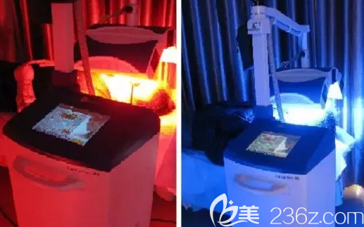 红蓝光祛痘仪器展示