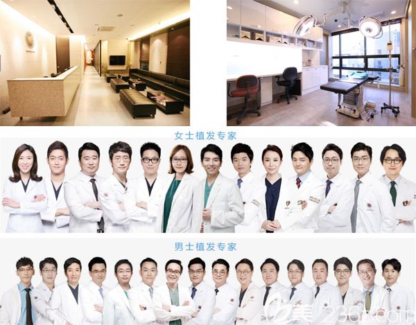 韩国毛杰琳植发医院环境与医生团队