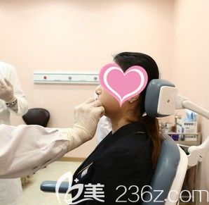 长春中妍整形玻尿酸填充法令纹和下巴术中照