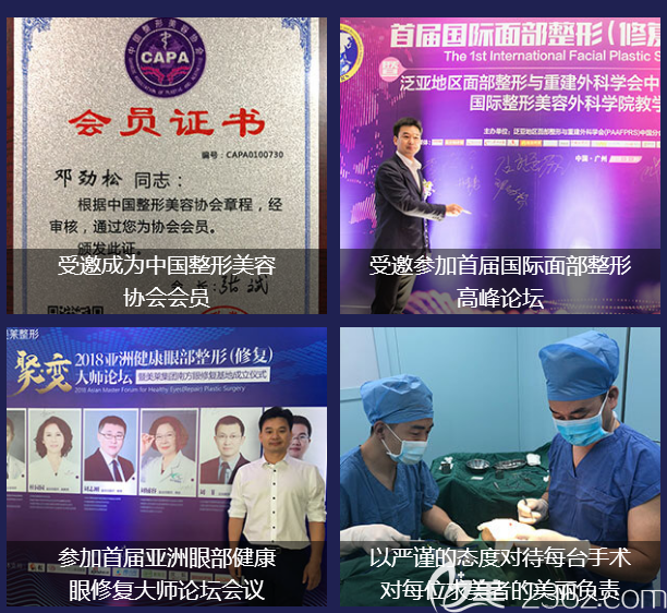 广州美莱邓劲松参加学术会议合影 广州美莱邓劲松参加学术会议合影