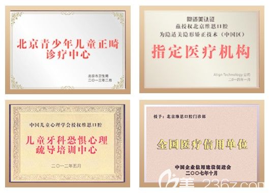 口腔部分荣誉证书 口腔部分荣誉证书