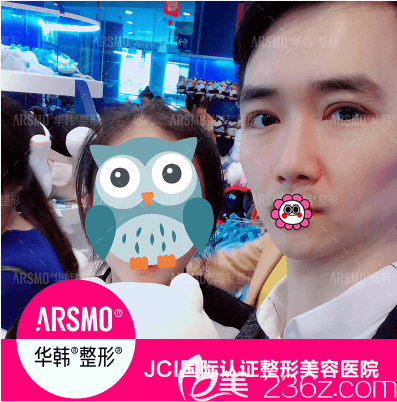 我是看北京华韩双眼皮修复效果自然就找谢立宁做了日式全切双眼皮