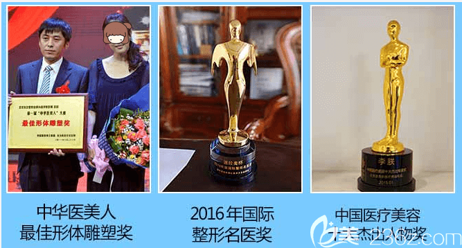 北京圣嘉新医疗美容医院李朕医生获奖照及相关奖项 北京圣嘉新医疗美容医院李朕医生获奖照及相关奖项