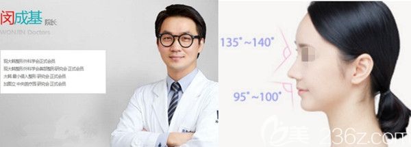 韩国原辰整形医院闵成基隆鼻手术美学 韩国原辰整形医院闵成基隆鼻手术美学