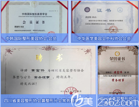 黄富伟参加的专业协会 黄富伟参加的专业协会