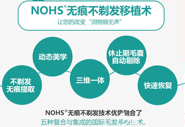 郑州医德佳NOHS无痕不剃发技术优势