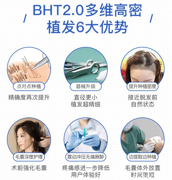 武汉碧莲盛BHT2.0多维高密植发技术 武汉碧莲盛BHT2.0多维高密植发技术