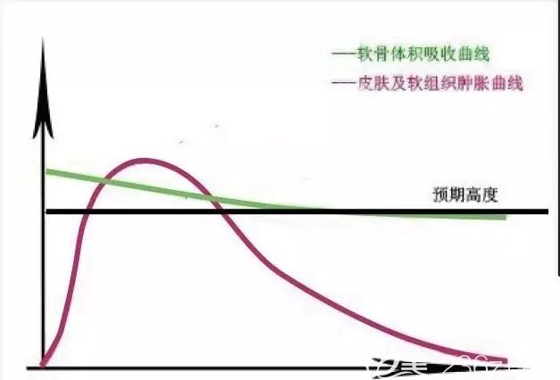 自体真皮的吸收曲线图