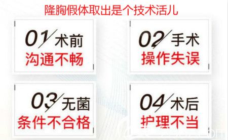 隆胸假体取出非常考验医生技术