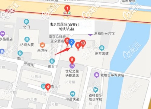 南京碧莲盛植发地址 南京碧莲盛植发地址