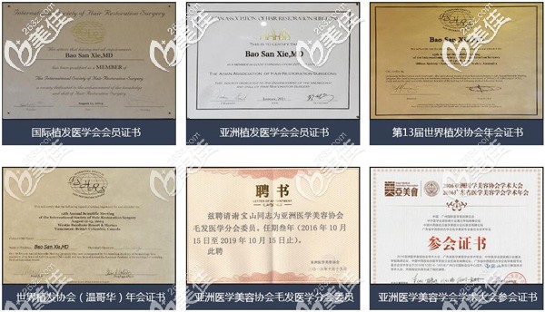 谢宝山获得的部分荣誉