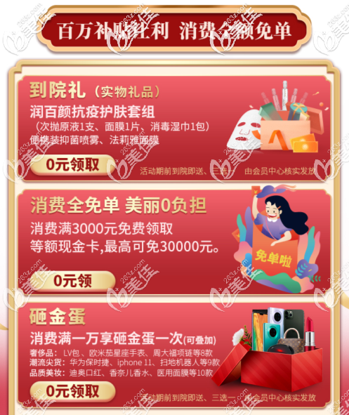 到院礼等各种福利 到院礼等各种福利