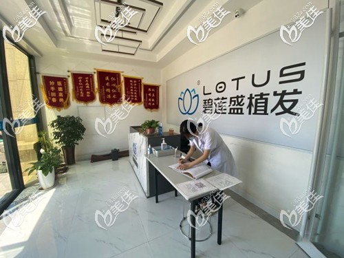 济南碧莲盛的接诊前台