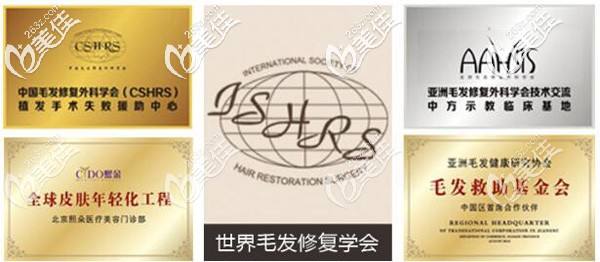 熙朵植发所获荣誉 熙朵植发所获荣誉