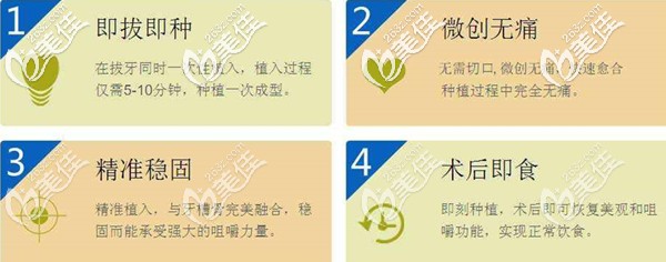 种植牙即拔即种的流程