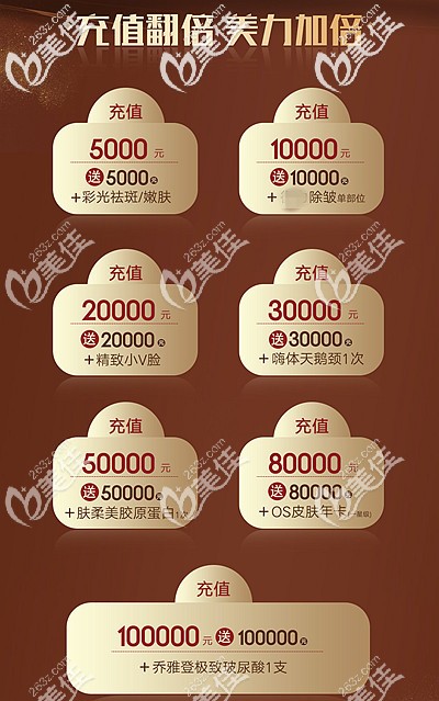 暑期整形优惠活动价格表 暑期整形优惠活动价格表