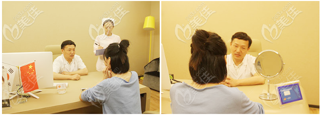 汕头华美金平院长隆鼻手术面诊过程图