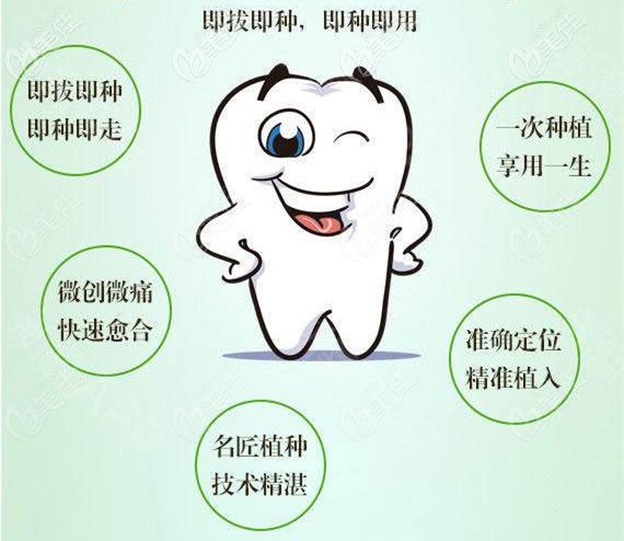 即刻种植牙的特点