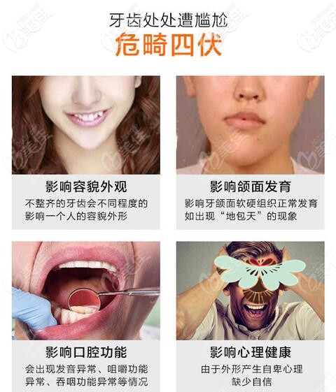 牙齿不齐的危害 牙齿不齐的危害