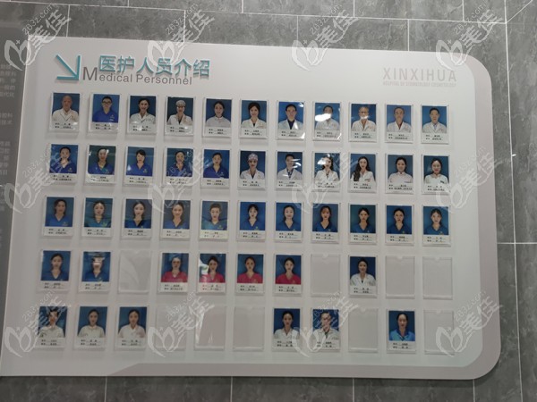 雅安鑫西华整形口腔医院医护人员表