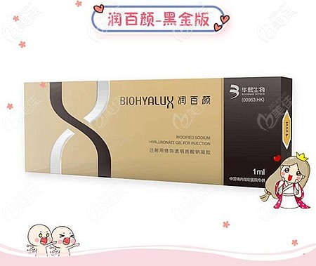 润百颜黑金玻尿酸适合打哪里