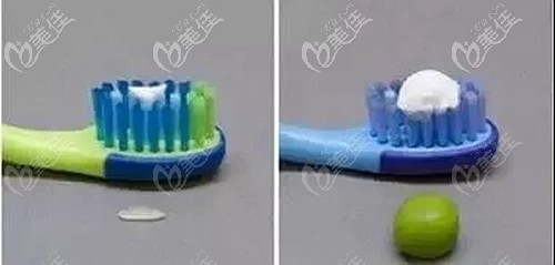 儿童不同年龄牙膏的用量
