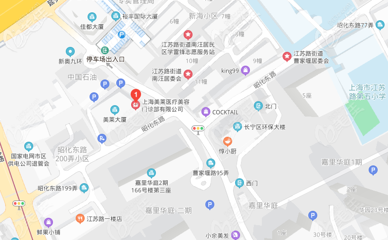 上海悦莱医疗美容地图