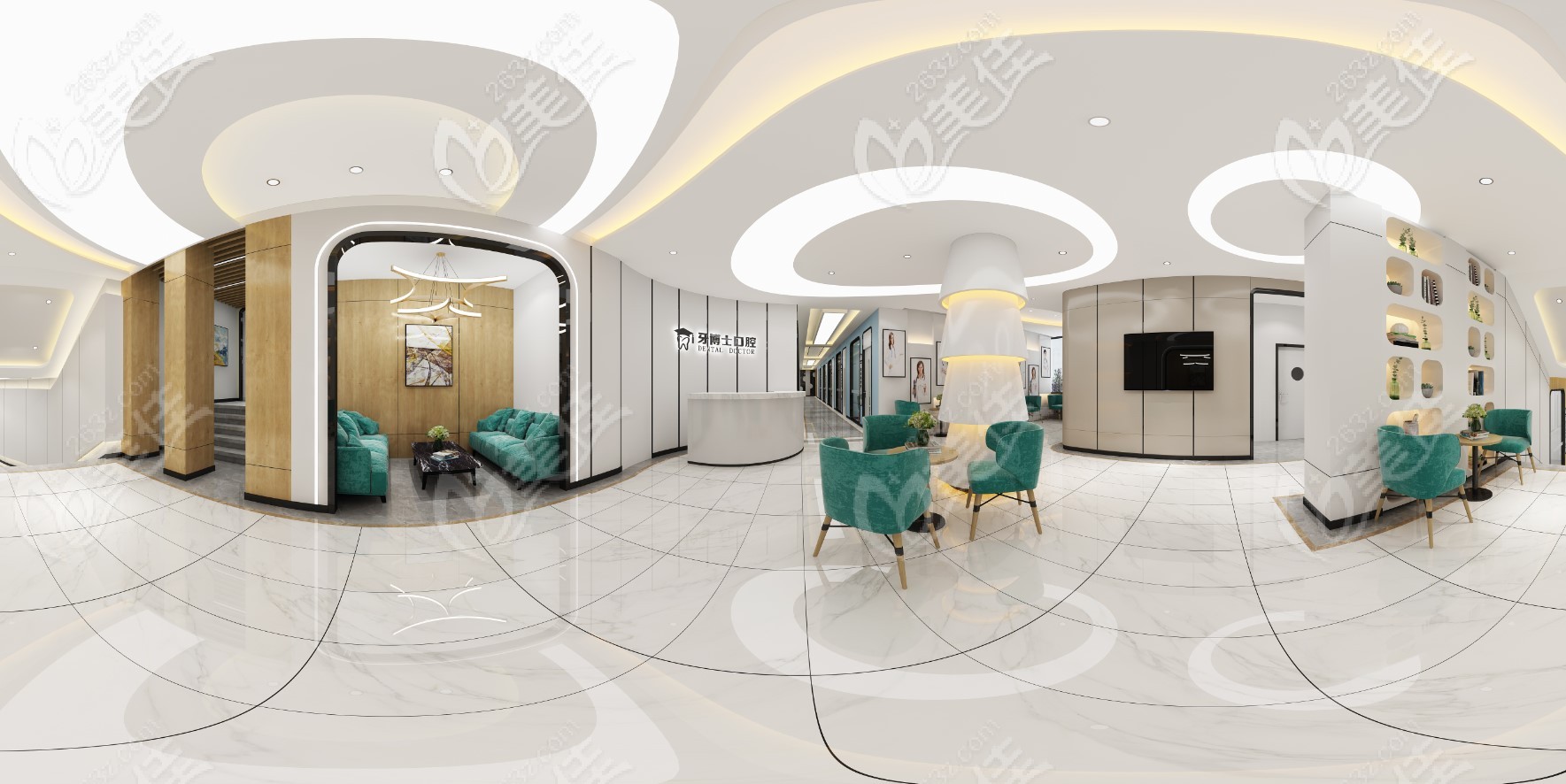 牙博士内部大厅环境 牙博士内部大厅环境