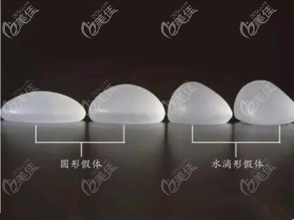 曼托毛面和光面假体形态