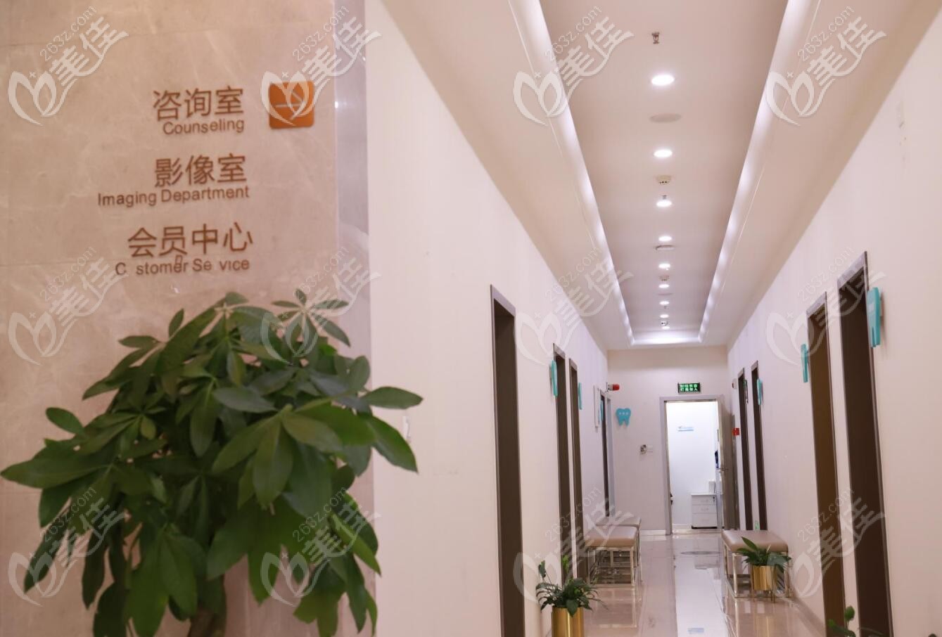 团圆口腔走廊环境 团圆口腔走廊环境