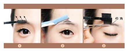 中性淡色粗眉正流行 3步教你摆脱丑眉