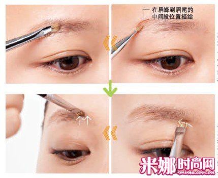 流行度较TOP的眉形全攻略